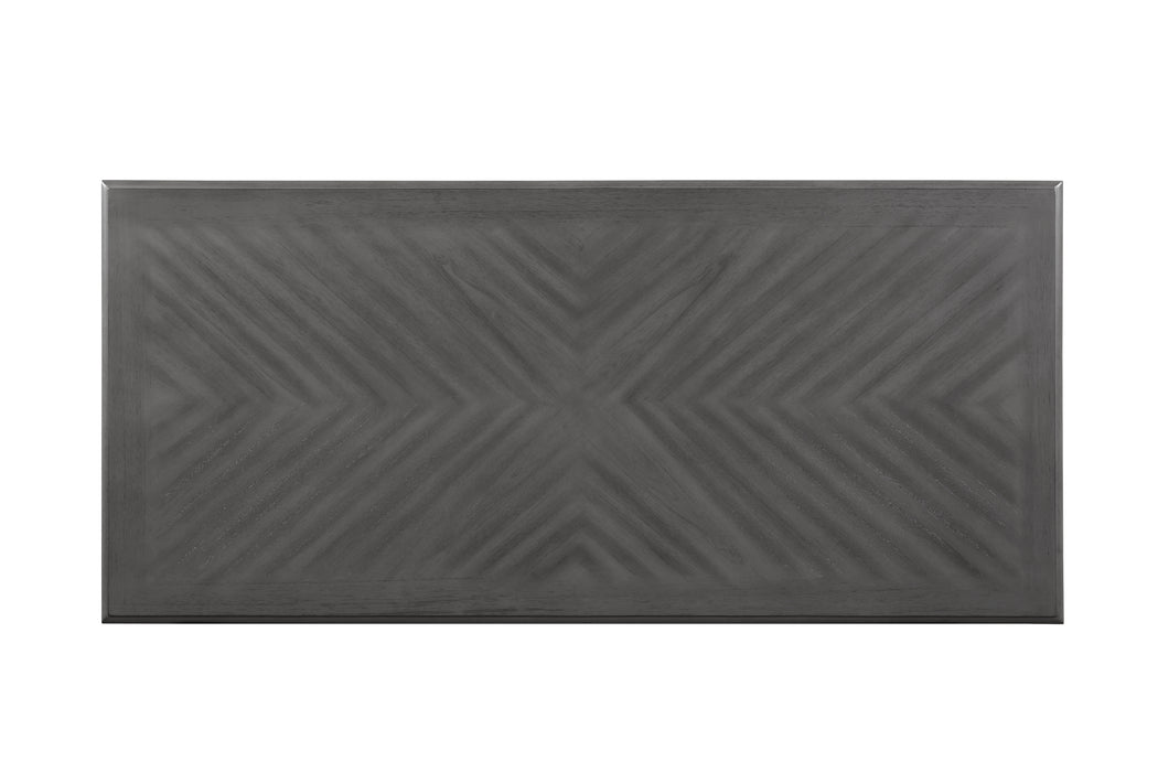 Amy 5 Pc 60" Counter Storage Table+Chairs-Gray