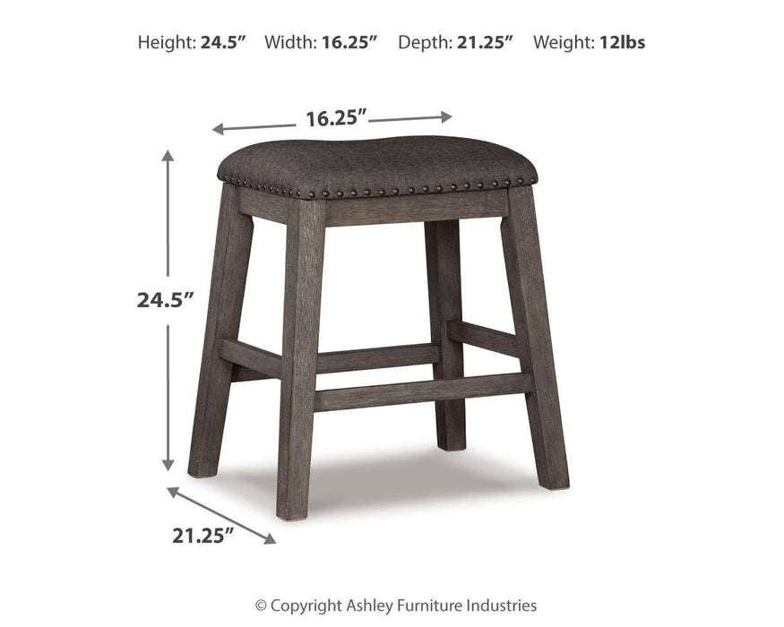 Caitbrook Counter Height Upholstered Bar Stool - Home And Beyond