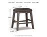Caitbrook Counter Height Upholstered Bar Stool - Home And Beyond