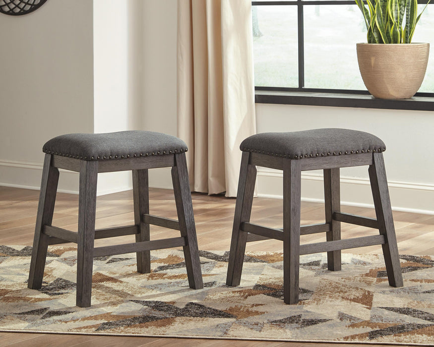 Caitbrook Counter Height Upholstered Bar Stool - Home And Beyond