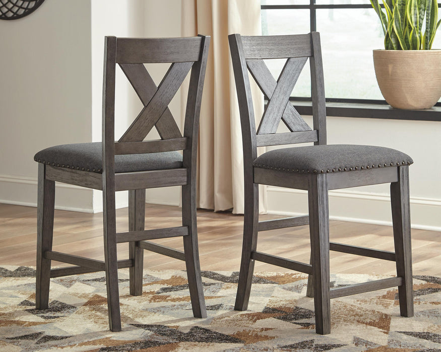 Caitbrook Counter Height Upholstered Bar Stool - Home And Beyond