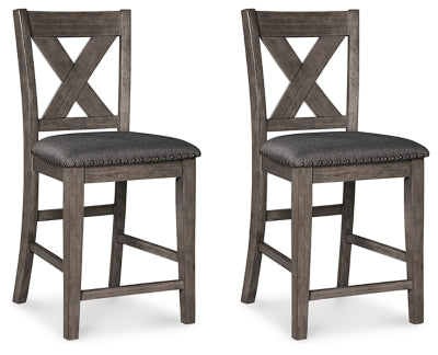 Caitbrook Counter Height Upholstered Bar Stool - Home And Beyond