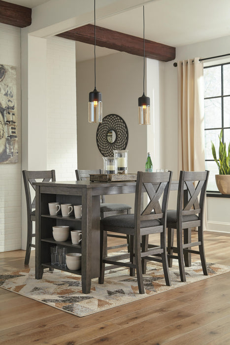 Caitbrook Counter Height Upholstered Bar Stool - Home And Beyond