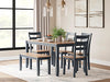 Gesthaven Counter Height Dining Table and 4 Barstools (Set of 5) - Home And Beyond