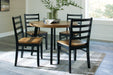 Blondon Dining Table and 4 Chairs (Set of 5) - Home And Beyond