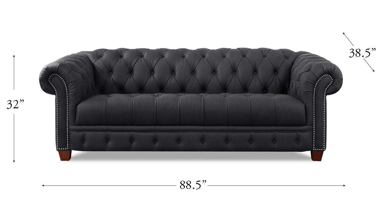 York Waxy Pull-up Leather Sofa Collection