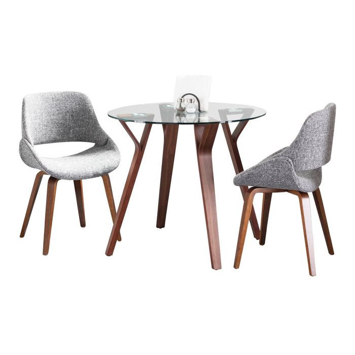 Folia Round Fabrico Dining Set - 3 Piece image