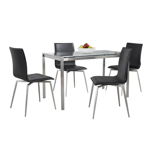 Fuji-Mason Upholstered Swivel Dining Set - 5 Piece image