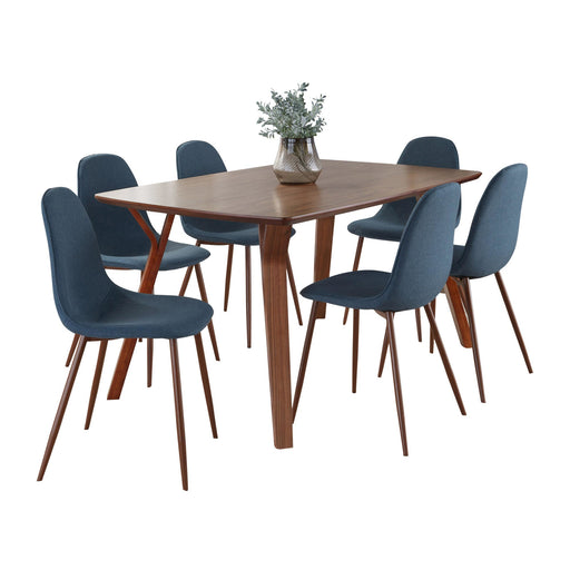 Folia Pebble Dining Set - 7 Piece image