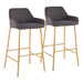 Daniella Fixed-Height Bar Stool - Set of 2 image