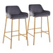 Daniella Fixed-Height Bar Stool - Set of 2 image