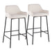 Daniella Fixed-Height Bar Stool - Set of 2 image