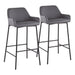 Daniella Fixed-Height Bar Stool - Set of 2 image