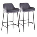 Daniella Fixed-Height Bar Stool - Set of 2 image