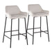 Daniella Fixed-Height Bar Stool - Set of 2 image