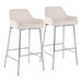 Daniella Fixed-Height Bar Stool - Set of 2 image