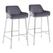 Daniella Fixed-Height Bar Stool - Set of 2 image