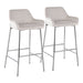 Daniella Fixed-Height Bar Stool - Set of 2 image