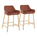 Daniella Fixed-Height Counter Stool - Set of 2 image