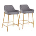 Daniella Fixed-Height Counter Stool - Set of 2 image