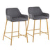 Daniella Fixed-Height Counter Stool - Set of 2 image