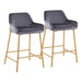 Daniella Fixed-Height Counter Stool - Set of 2 image