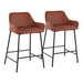 Daniella Fixed-Height Counter Stool - Set of 2 image