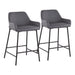 Daniella Fixed-Height Counter Stool - Set of 2 image