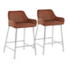 Daniella Fixed-Height Counter Stool - Set of 2 image