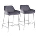 Daniella Fixed-Height Counter Stool - Set of 2 image