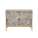 Prisma 2-Door Accent Cabinet w/ Dyed Bone Inlay Sunburst w/ Brass Legs by Diamond Sofa image