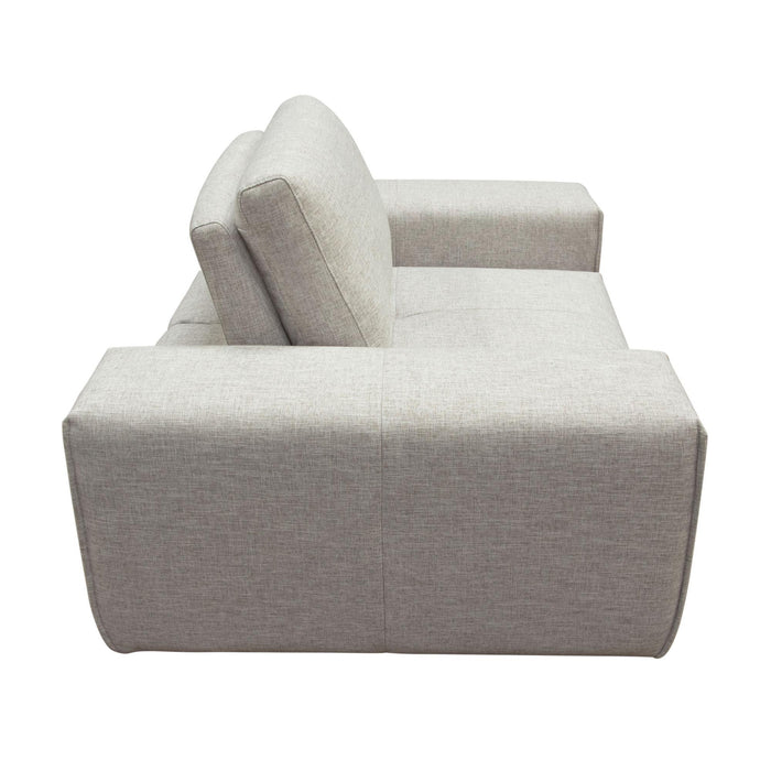 Jazz Modular 1-Seater with Adjustable Backrest in Light Brown Fabric by Diamond Sofa