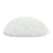 18" Square Accent Pillow by Diamond Sofa in White Dual-Sided Faux Fur - Home And Beyond
