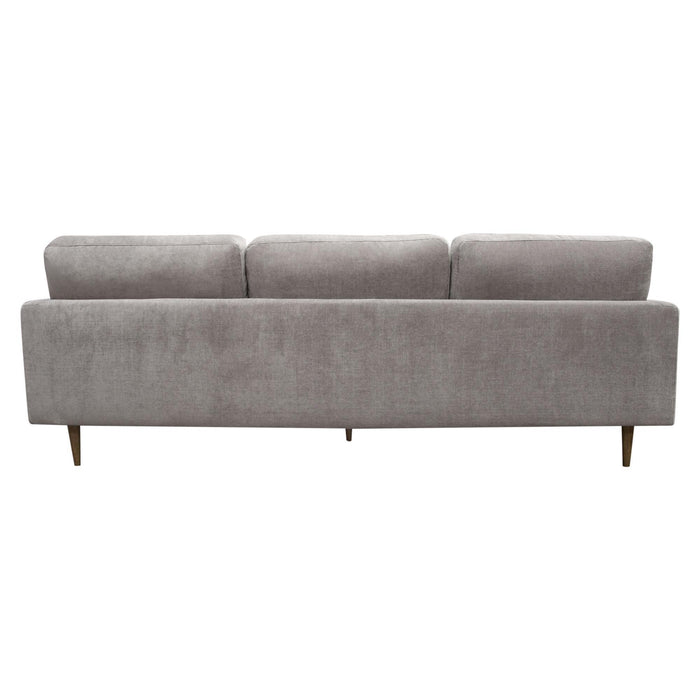 Kelsey Reversible Chaise Sectional in Grey Fabric by Diamond Sofa