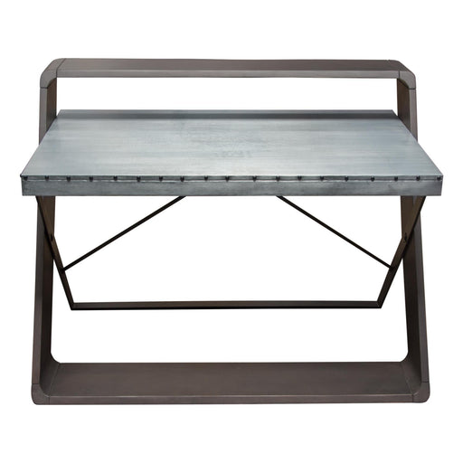 Barclay Zinc Top Writing Desk w/ Mango Wood & Iron Base by Diamond Sofa image