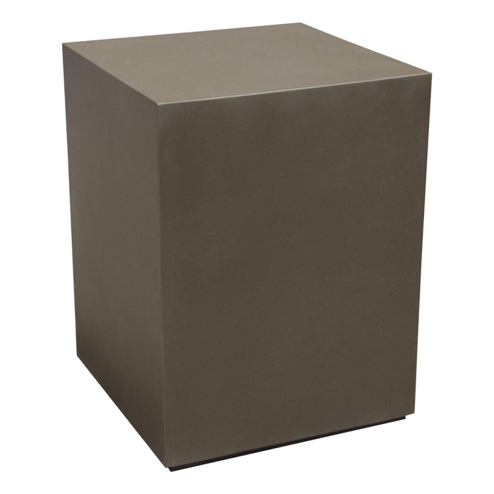 Montage Square Natural Cement End Table by Diamond Sofa - Home And Beyond