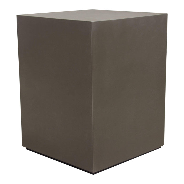 Montage Square Natural Cement End Table by Diamond Sofa - Home And Beyond
