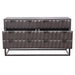 Spectrum 6-Drawer Solid Mango Wood Dresser in Smoke Grey Finish w/ Gun Metal Finished Legs by Diamond Sofa - Home And Beyond
