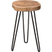 Joss Natural Acacia One of a Kind Live Edge Accent Table w/ Black Hairpin Legs image