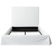 Savannah 58" Eastern King Slipcover Bed in White Linen Fabric image