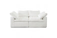 Willow 2PC Modular Sofa in White Linen Fabric image