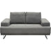 Russo Loveseat w/ Adjustable Seat Backs in Space Grey Fabric image