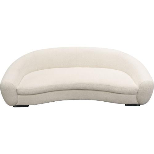 Pascal Sofa in Bone Boucle Textured Fabric w/ Contoured Arms & Back image