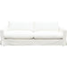 Savannah Slip-Cover Sofa in White Natural Linen image