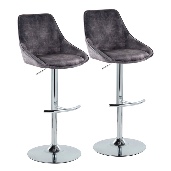 Diana Adjustable Bar Stool - Set of 2 image