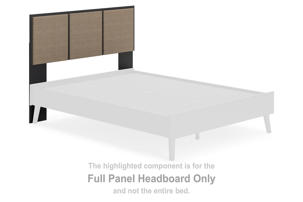 Charlang Full Panel Bed with 2 Extensions