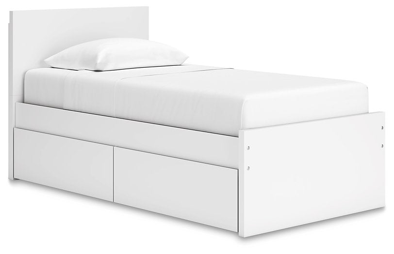 Onita Panel Bed with 1 Side Storage - Home And Beyond