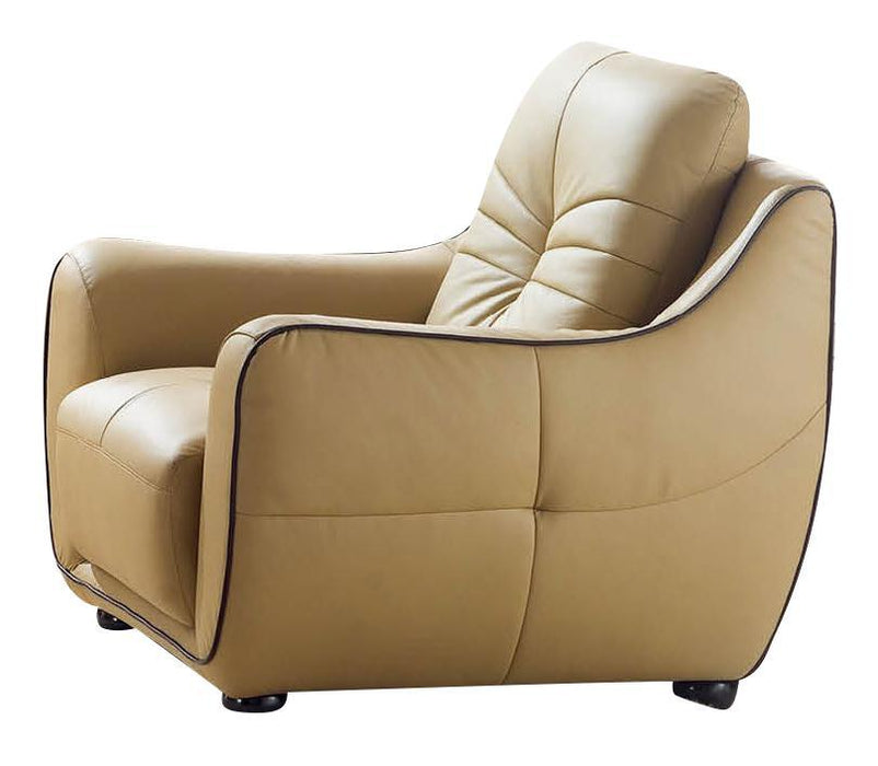 ESF Furniture 2088 Living Room Chair in Dark Cream