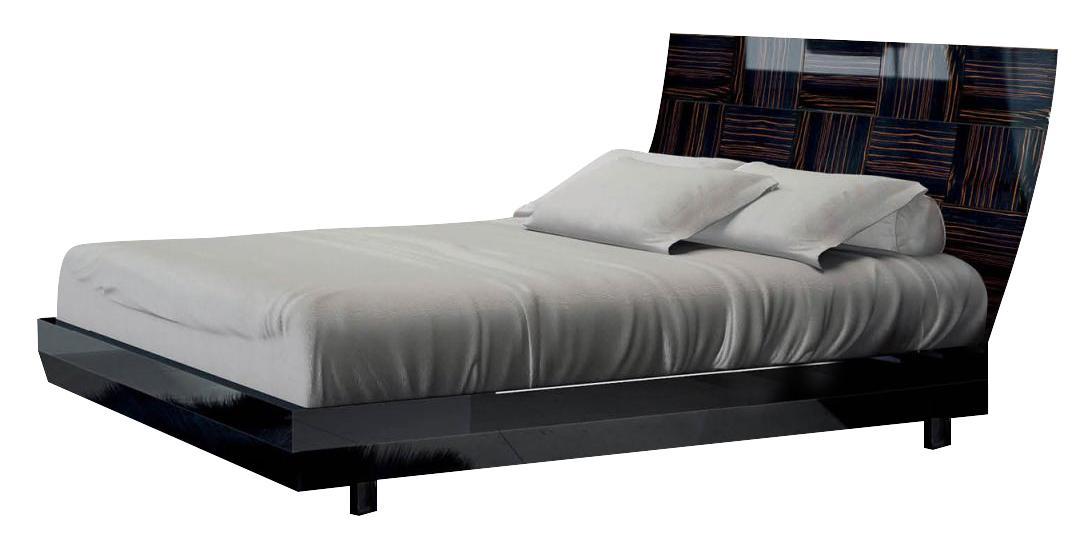 ESF Furniture Marbella Queen Platform Bed in Black