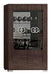 ESF Furniture Prestige 2-Door Curio in Walnut image